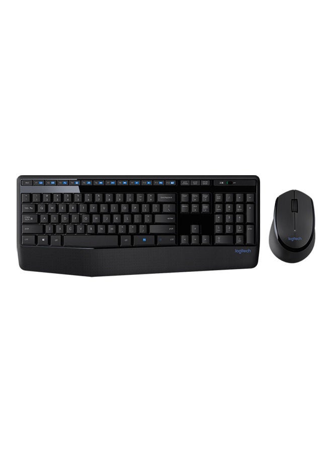 Compare MK345 Wireless Keyboard And Mouse Set Black at KSA Price