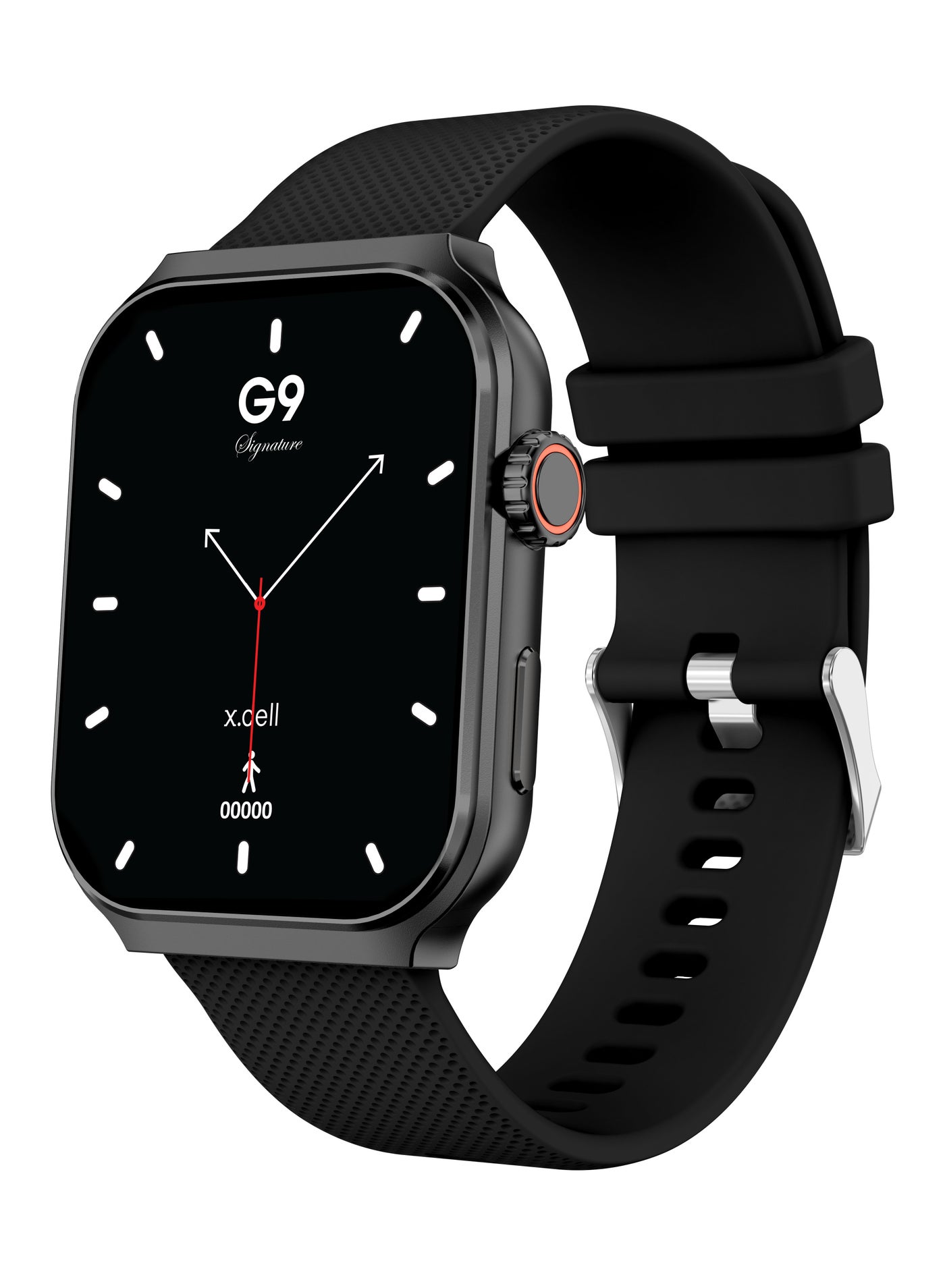 Compare G9 Signature Unisex Smart Watch, 2.01” HD Display with IP67 Water Proof, Fitness Tracker with 107 Workout Options, 7+ Days Battery with Wireless Charging, Compatible with iOS & Android  Black at KSA Price