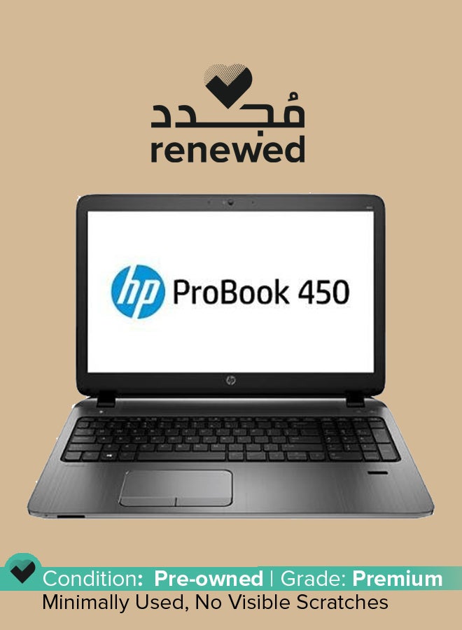 Compare Renewed  Probook 450 G2 2014 Laptop With 15.6Inch Display, Intel Core i3 Processor4th GEN4GB RAM256GB SSDIntel HD Integrated Graphics 440 Black Silver at KSA Price