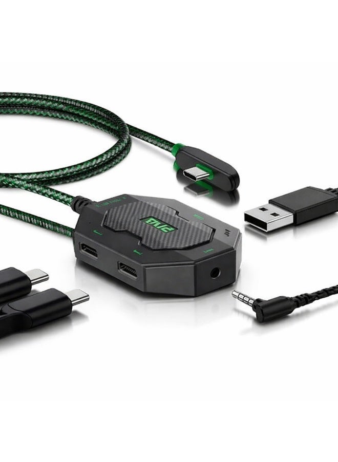Compare PIVA GS3 Pro 4in1 USBC Audio and Charging Converter Adapter Dongle, TypeC Hub USB Hub, High Resolution, 60W Fast Charging for Gaming and Live Streaming, for RedMagic, iPad, iPhone 151617 Series, Android Elbow L Style at KSA Price
