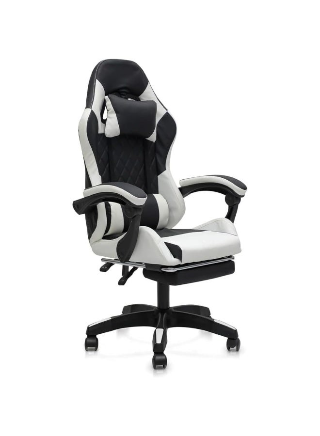 Multi Home Furniture Black and White Gaming Chair…