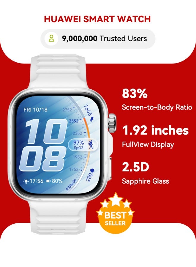 Compare WATCH FIT 5 Pro Smartwatch, 44.5mm FullView Display, iOS & Android, upto10 Days Battery Life, Golf, Health Management, Sleep & Heart Monitor, ECG, NFC, Mini Workout, White at KSA Price
