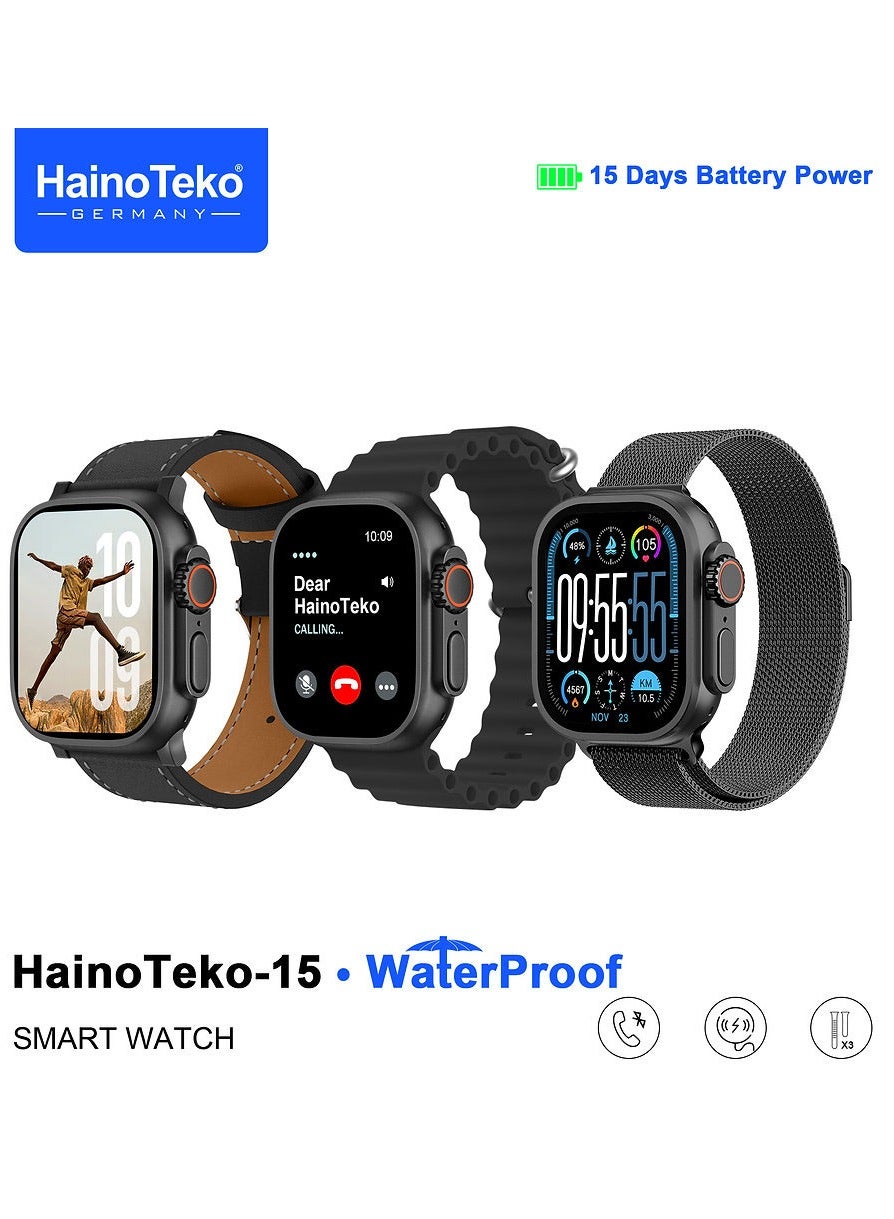 HainoTeko-15 Waterproof Smart Watch With Full Screen…