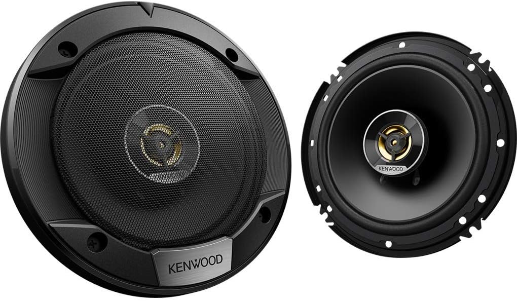 Compare Kenwood KFCS1676EX – 6.5 2Way Coaxial Car Speakers | 30W RMS  300W Peak at KSA Price