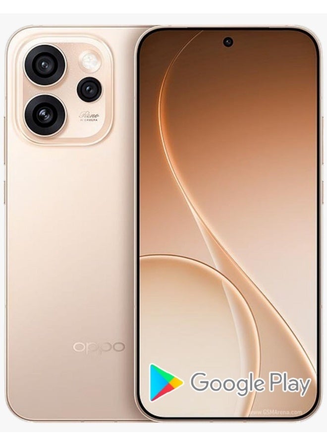 Compare Reno 15 Pro 5G Smart Phone 256GB 12GB RAM Gold |Chinese Spec | 6.78” AMOLED, HDR10+, 1B colors, 120Hz Screen, 2160Hz PWM, 6500 mAh Battery 80W wired charging , NFC | 50MP selfie camera. Video 4K, aluminum alloy frame , Camera 200MP | with Google Play Support at KSA Price