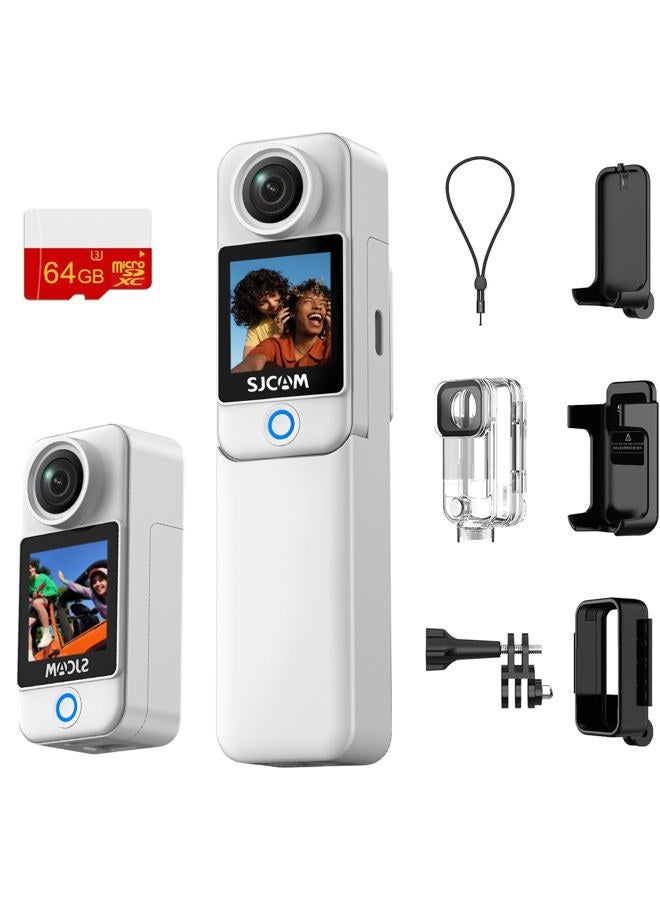 SJCAM C300 Pocket Camera 4K, 3800mAh Battery 6-Axis…