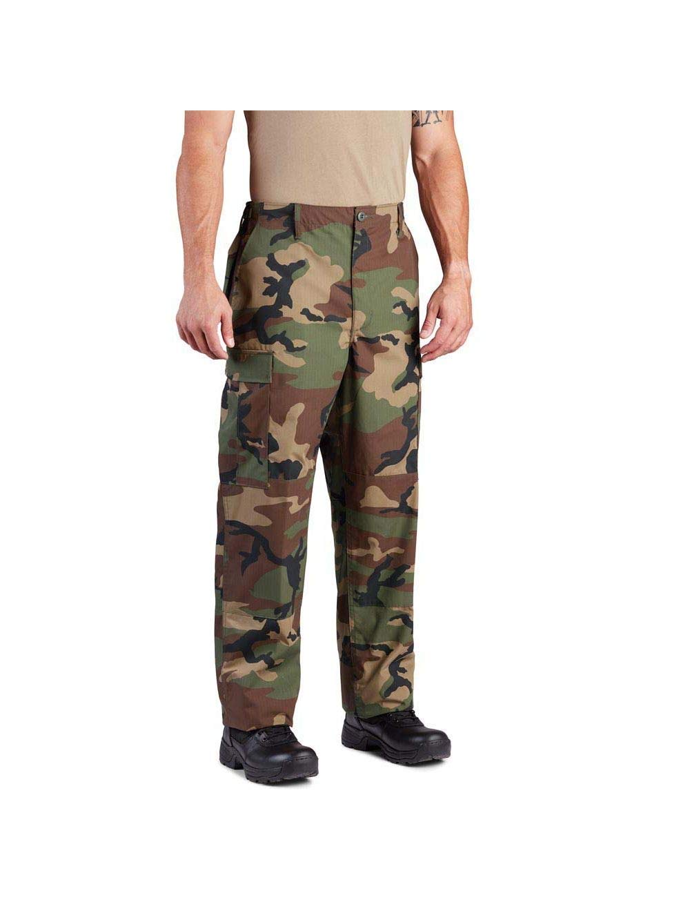 Compare F520155 Propper BDU Trouser Button Fly  100% Cotton Ripstop, Woodland, 3XLarge at KSA Price