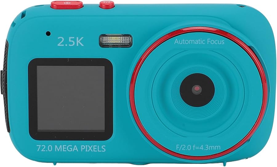Asixxsix 72MP Digital Camera Dual Screen 16X Zoom…