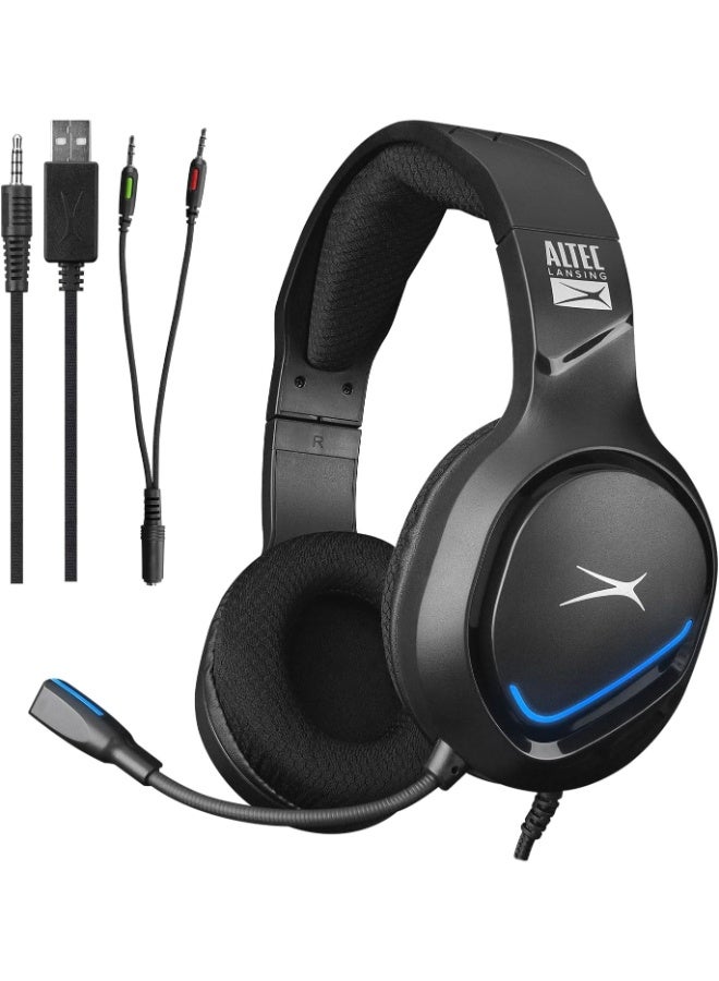 Compare Altec Lansing Wired Over Ear Gaming Headset Black at KSA Price