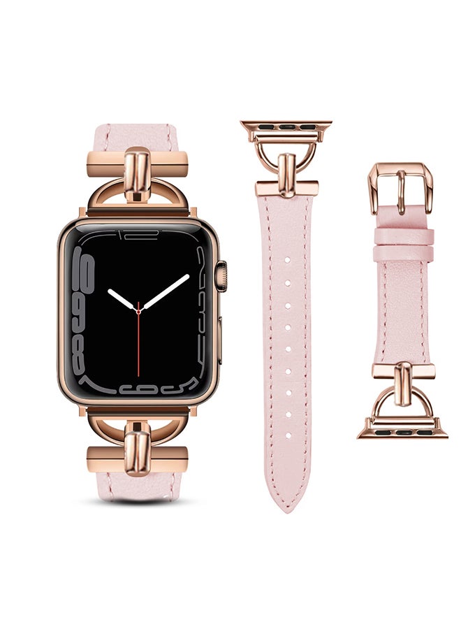 Leather Band For Apple Watch Series 10 9…
