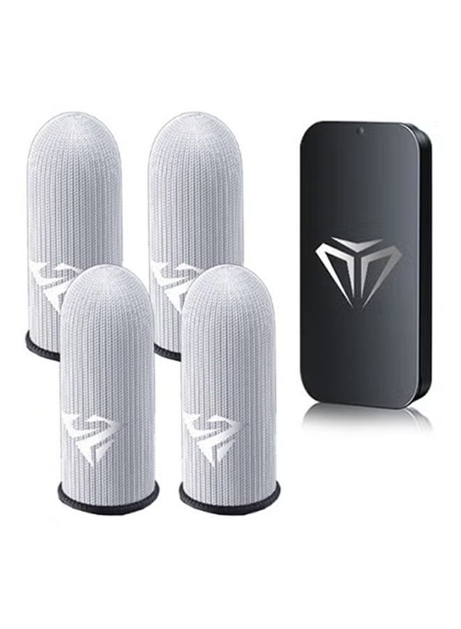Compare 2 Pair Mobile Game Touch Screen Finger Sleeve Super Highly Sensitive Feelers Smooth Operation Sweat Absorbing Odorless Breathable Seamless Finger Sleeve For Pubg And Much Other Games Play at KSA Price