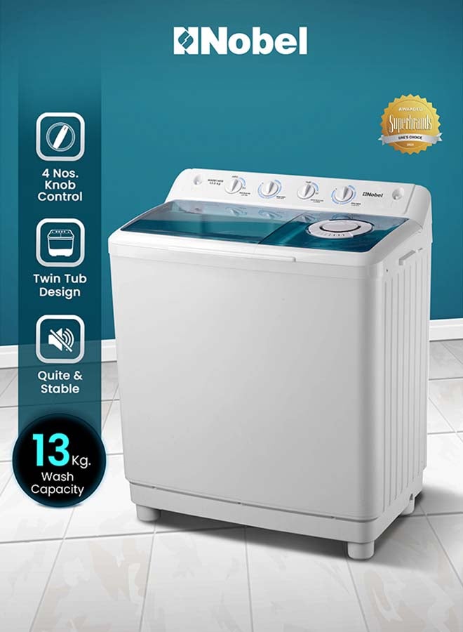 13kg Semi-Automatic Twin Tub Top Load Washing Machine…