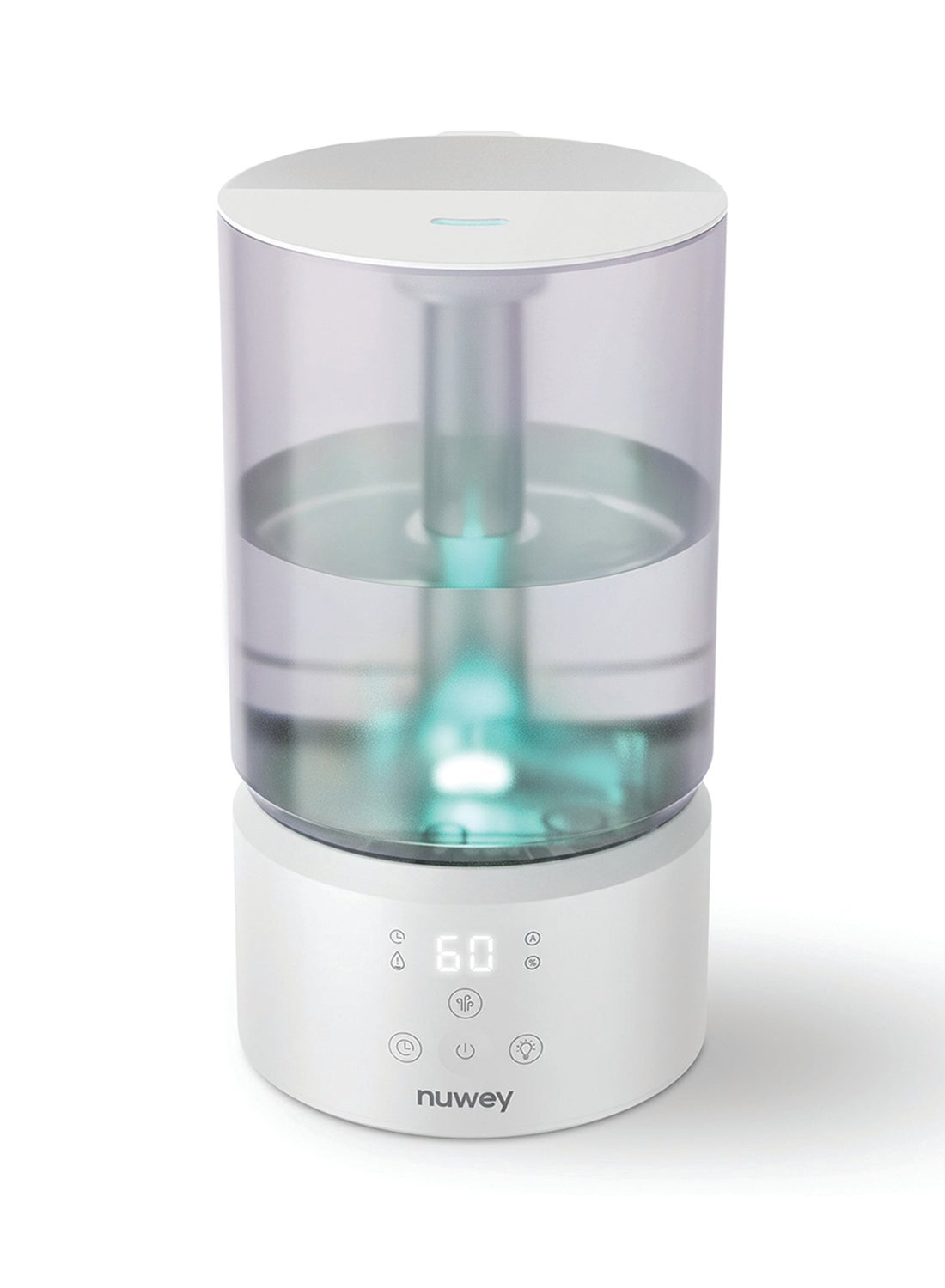 Compare by Nutricook Large 4L Humidifier with 7Color Mood Light, Adjustable Mist & Timer, WhisperQuiet Operation, Auto ShutOff, Up to 60 Hours Continuous Mist for Home & Bedroom, HM330 White at KSA Price