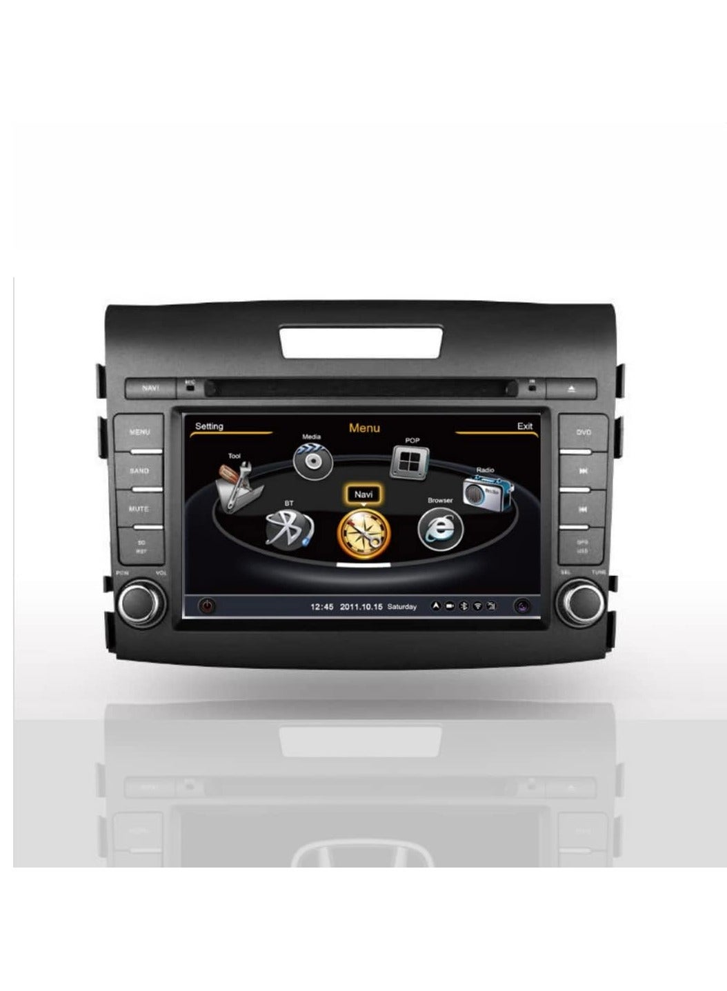 Compare Car DVD for Honda CRV Model 20122013 Bluetooth Calling With Rear Camera Free FM Radio Music Player at KSA Price