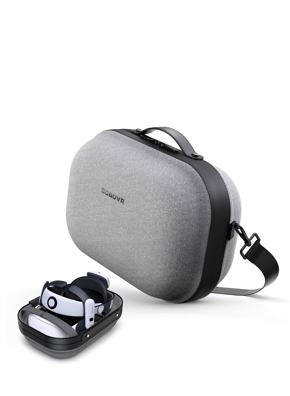 Compare BOBOVR C3 Carrying Case Designed for Meta Quest 33s and BOBOVR S3PRO Head Strap Sling Case for Extended Travel VR Accessories at KSA Price