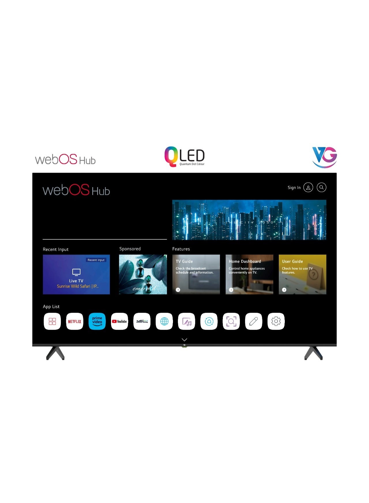 85 Inch QLED 4K UHD Smart TV | WebOS Hub, A+ Grade…