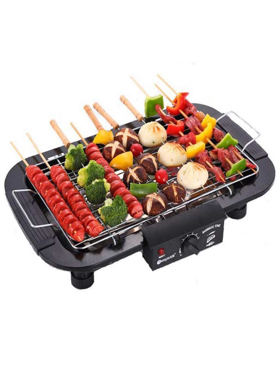 Electric Barbecue Grill Smokeless Indoor/Outdoor Portable…