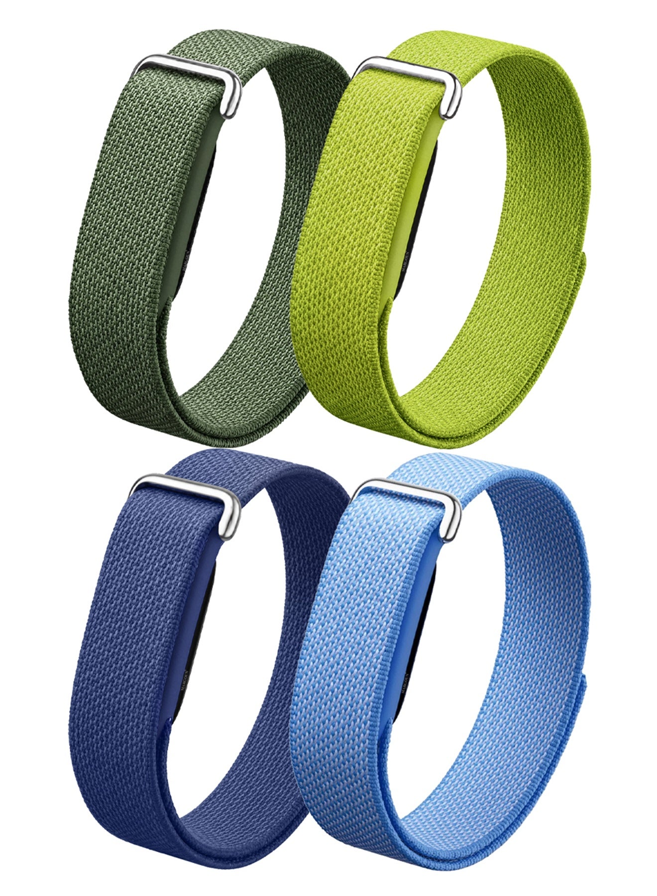 Compare 4 PACK Woven Nylon Sport Loop Band for Fitbit Air – Breathable Elastic Replacement Strap with Secure HookandLoop Fastener – Comfortable Lightweight Wristband    Multicolor A Multi 4A at KSA Price