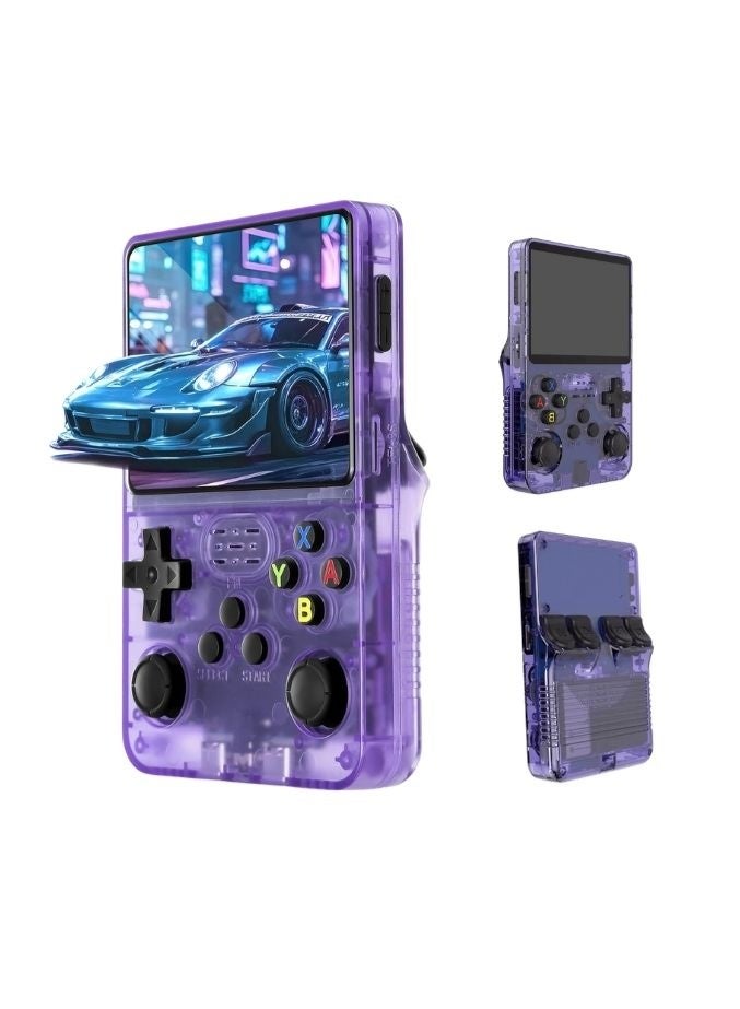Compare R36S Retro Handheld Game Console 64GB, 20,000+ Games  3.5 IPS HD Screen Portable Emulator for PSP, PS1, N64 | Mini Retro Video Console | Dual 3D Joysticks | Purple Gaming Console Gift at KSA Price