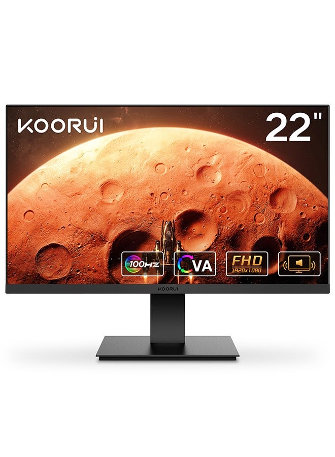 Compare 22Inch Full HD Monitor 1920 x 1080, 100Hz Refresh Rate, 5ms Response Time, sRGB 99% Color Gamut, 72% NTSC, 3000: 1 Static Contrast, 16.9 Screen Ratio, 16.7m Maximum Color, Builtin Speaker, Tilt Adjustable, VESA Compatible, HDMI an at KSA Price