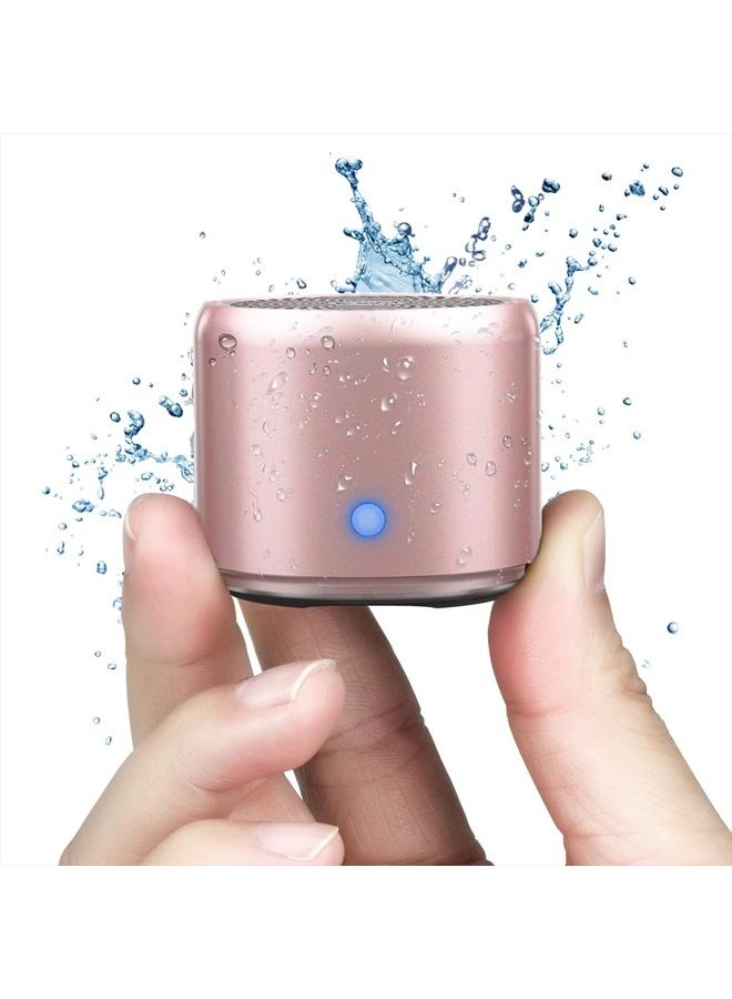 Compare A106 Portable Mini Bluetooth Speaker, Enhanced Bass and High Definition Sound, Portable Design, for iPhone, iPad,Nexus,Laptops and More Rosegold at KSA Price