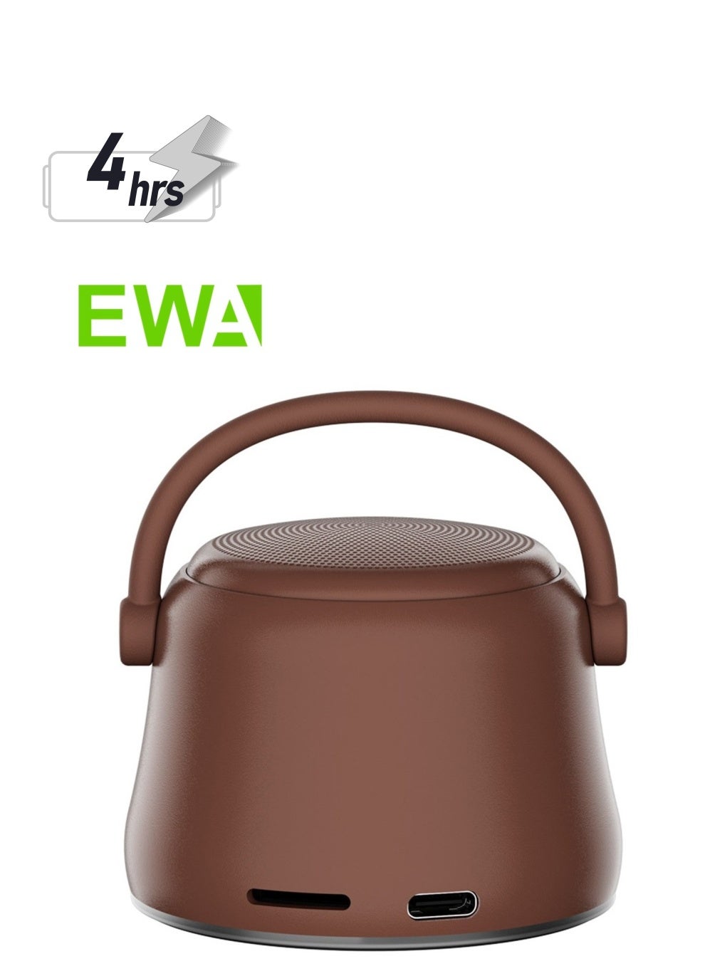 EWA A20 Mini Bluetooth Bass Radiator Metal Speaker…