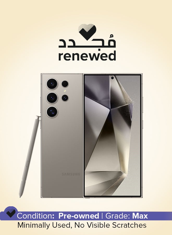 Compare Renewed  Galaxy S24 Ultra Titanium Gray 12GB RAM 512GB 5G  International Version at KSA Price