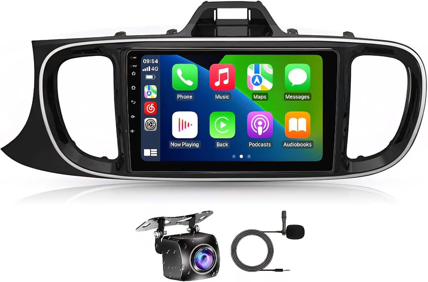 Compare Fit Kia Pegas Car Stereo Kia Pegas Android Screen 20172025 With Apple Carplay Android Auto Wireless WiFi DSP FM&AM BT AHD Camera Included Fast Interface 2+32GB Carplay 4CORE at KSA Price