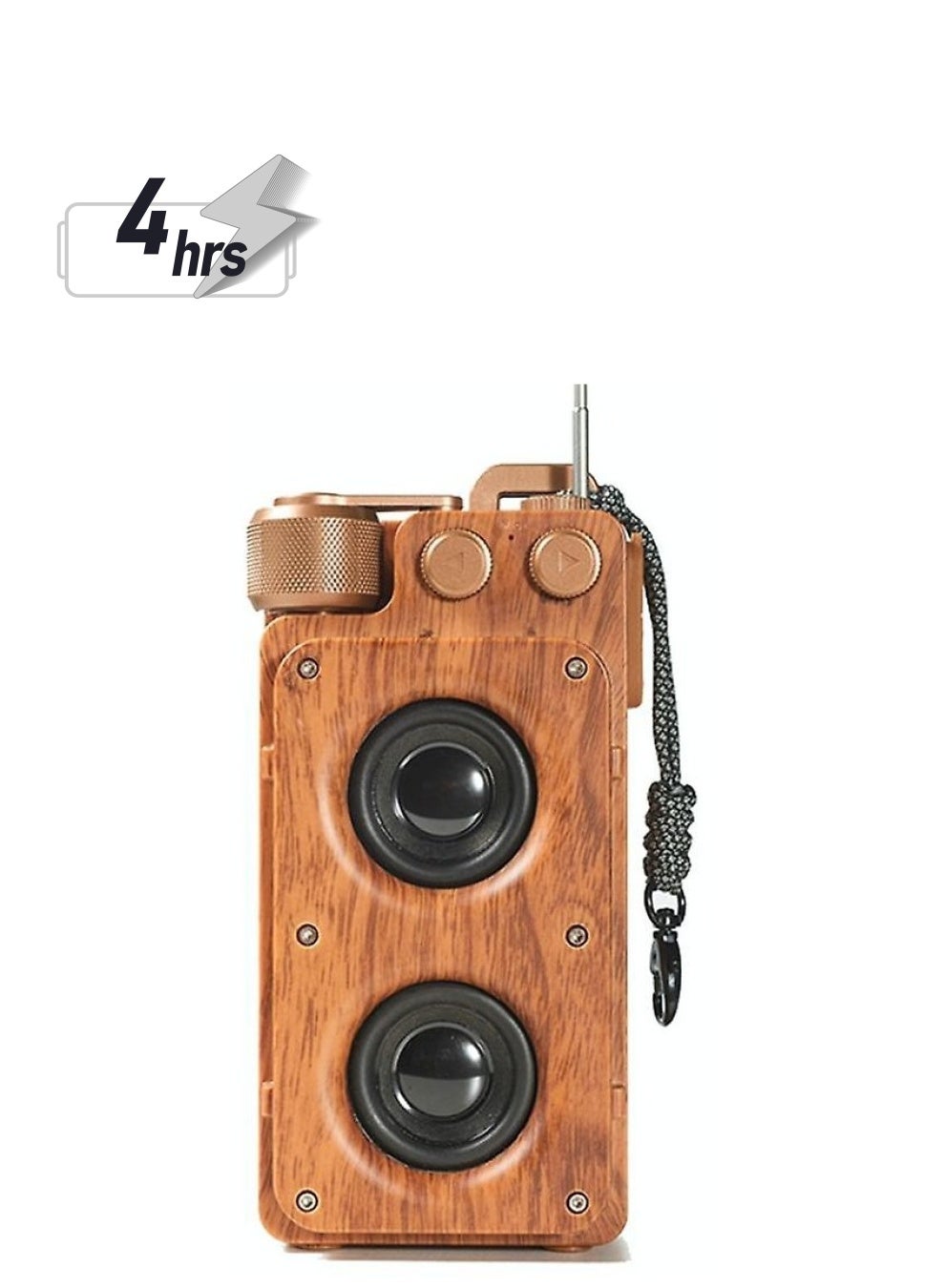 Music Apollo A8 Portable Retro FM Radio Bluetooth…