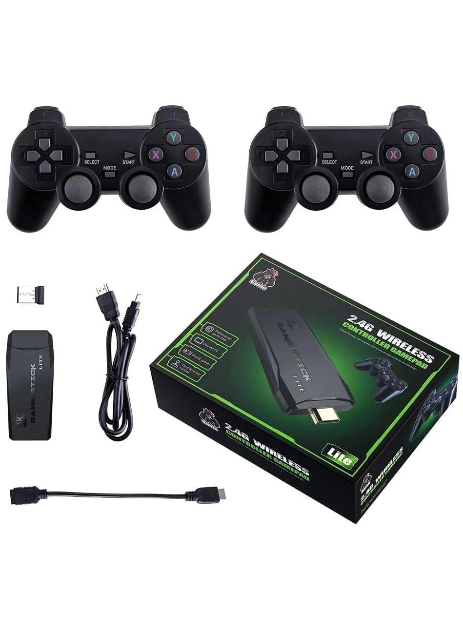 Compare Wireless Game Console 2.4G HD Arcade PS1 Home TV Mini Game Console U Bao Retro Game Console Wireless Gamepad Controller 64G new package at KSA Price