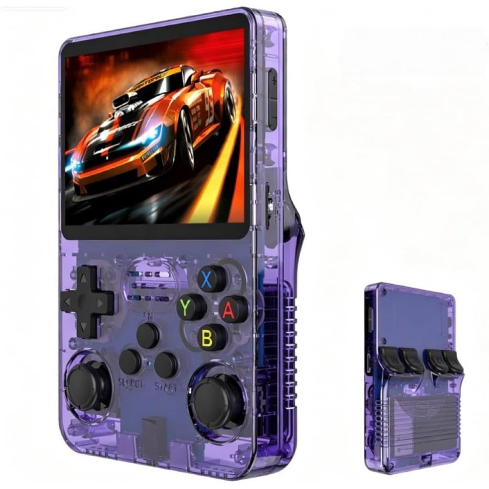 Purple Retro Handheld Game Console 3.5-Inch IPS…