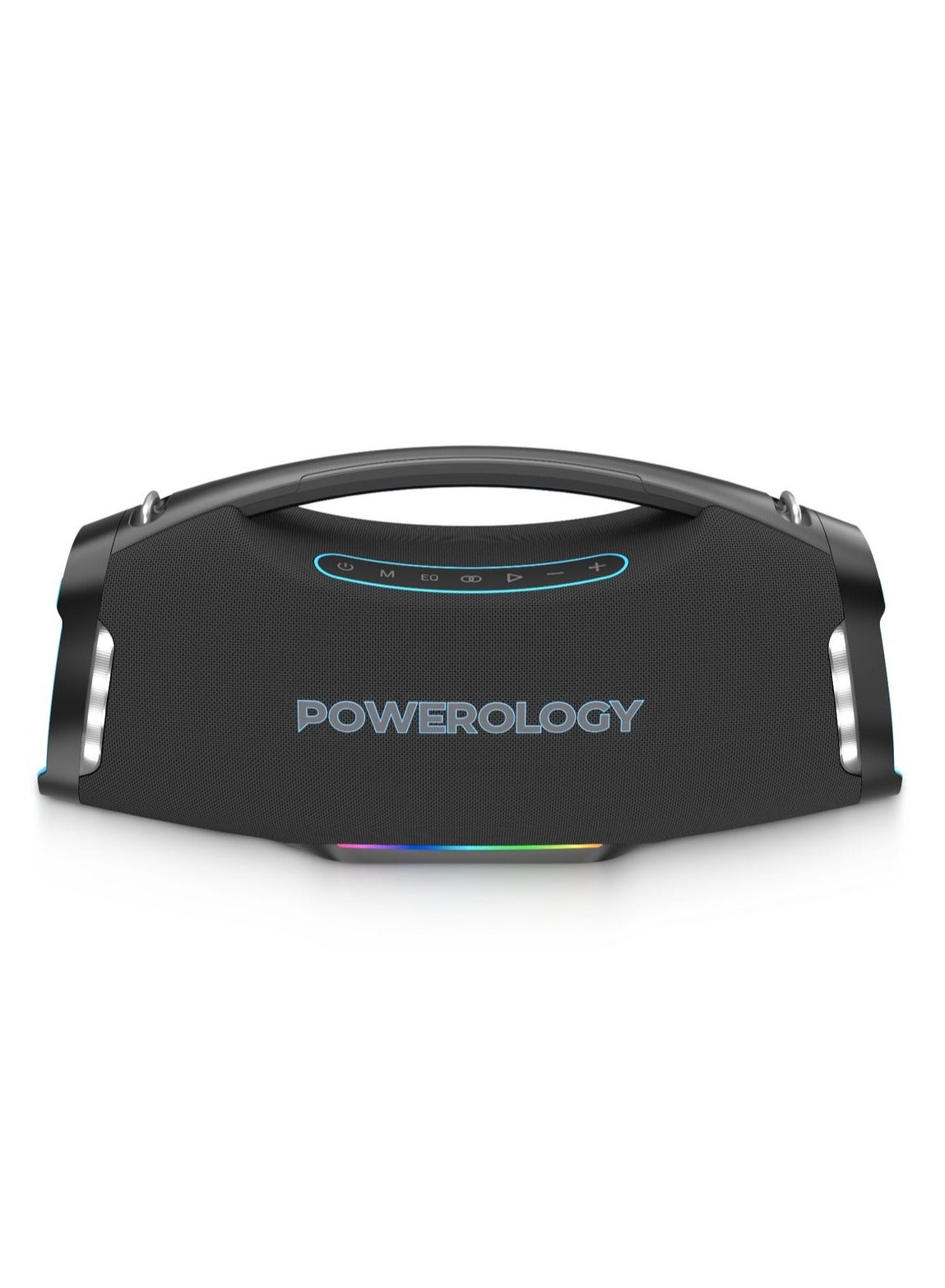 Compare RGB Lighting Speaker, 350W Power, Portable Speaker with IPX5 Water Resistant, 6H Playtime, Wireless Speaker, LED Flashlight, Strap Included, TWS Pairing, MultiFunction Controls at KSA Price