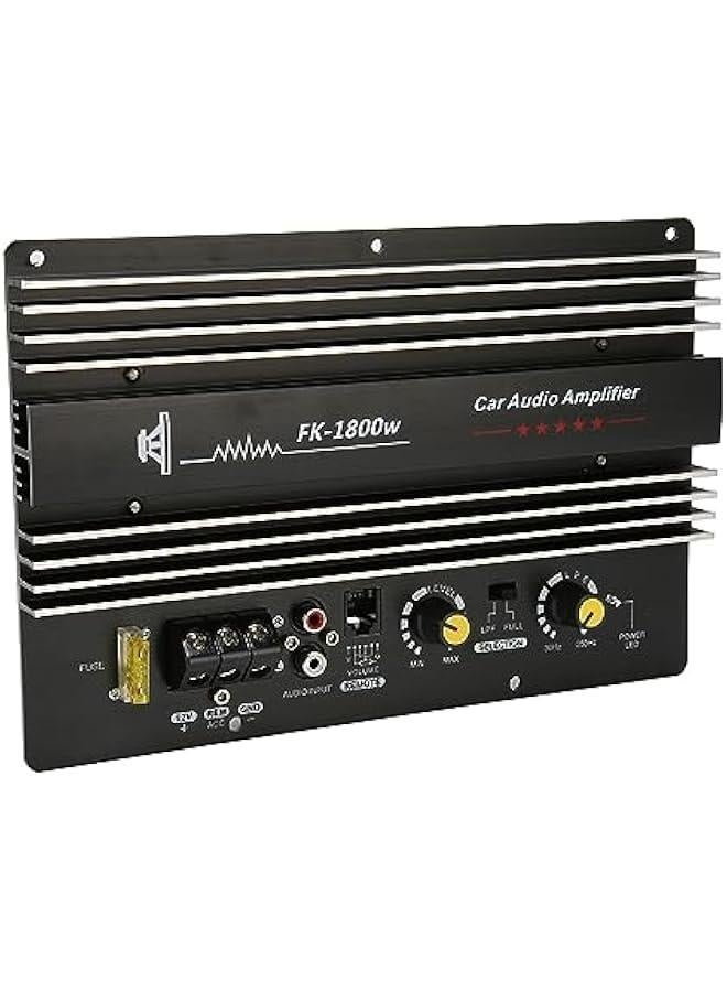 Compare Car Audio High Power Amplifier Board, 12V 1800W Powerful Bass Sub woofer Board Amp for Car Speaker Modification, DIY Module Automotive Stereo Amp Board at KSA Price