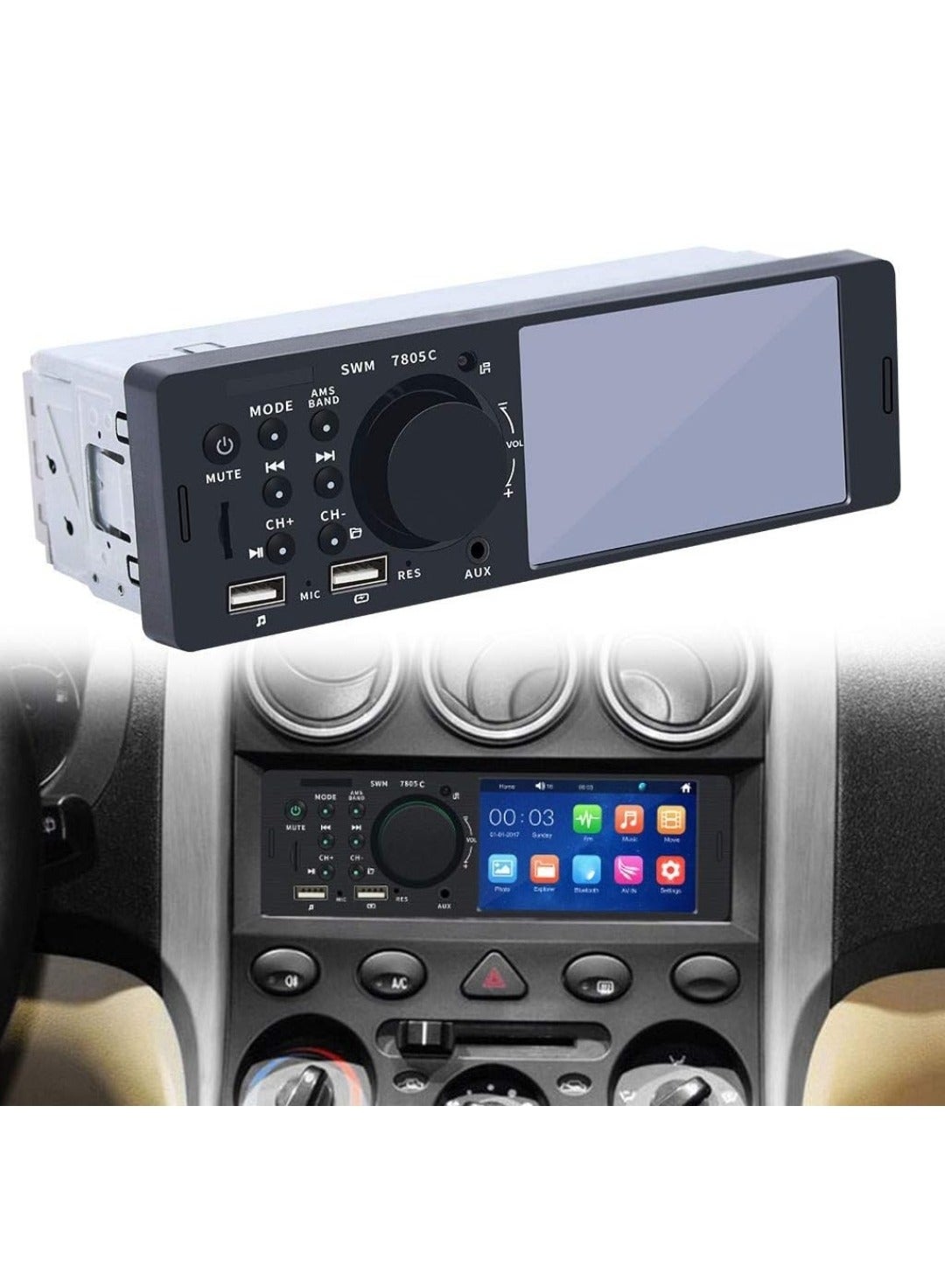 Car Stereo Car Mp5 Player 4 Inch HD…
