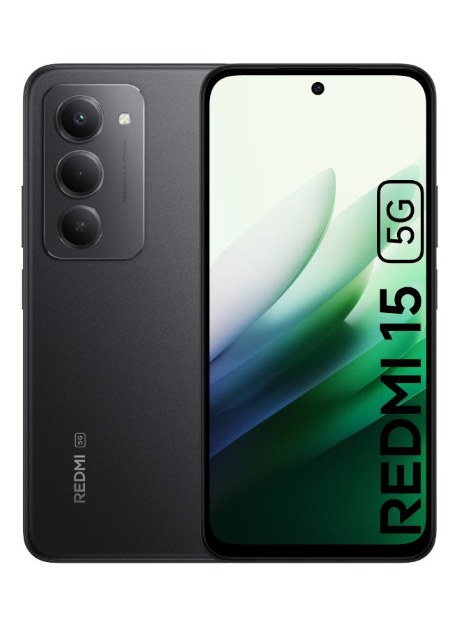 Redmi 15 5G Dual SIM Midnight Black 8GB…