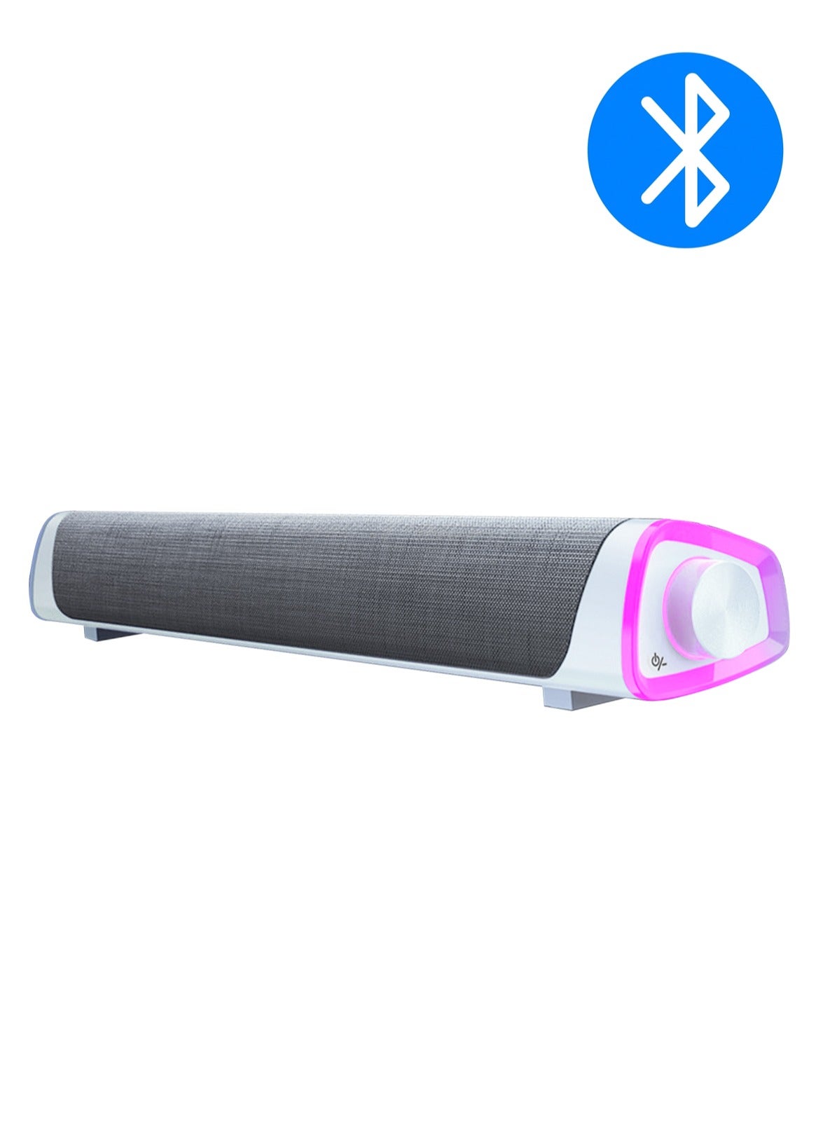 Compare Bluetooth Speaker, Portable Wireless Speaker with LED Light, Dual Speaker Desktop Audio subwoofer Antimagnetic Speaker, for for Outdoor, Home, Party, Beach, Travel at KSA Price