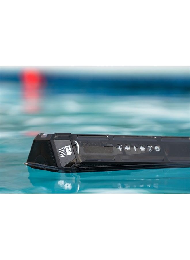 Compare HydraShock Bluetooth Speaker USB TypeC Rechargeable Portable Speaker Wireless Charger for Phone, Stereo Speaker wLED Lights for Pool Beach Hiking Camping, 20 Hour Playtime Red at KSA Price