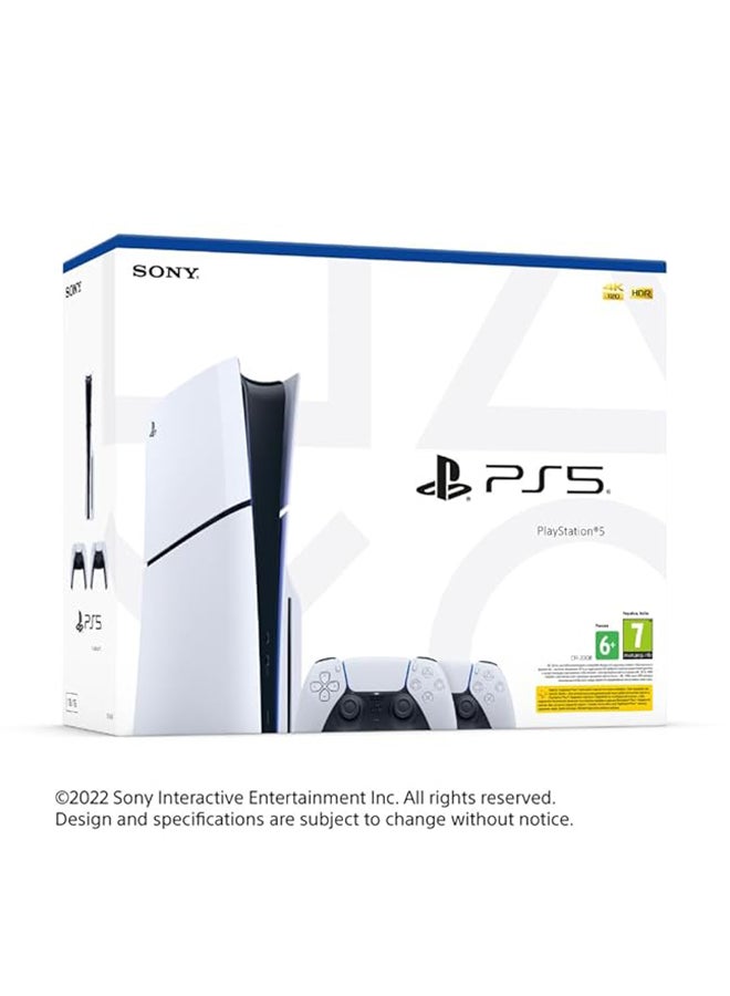 Compare PlayStation 5 Slim International Version Disc DualSense Wireless Controller Double Pack at KSA Price