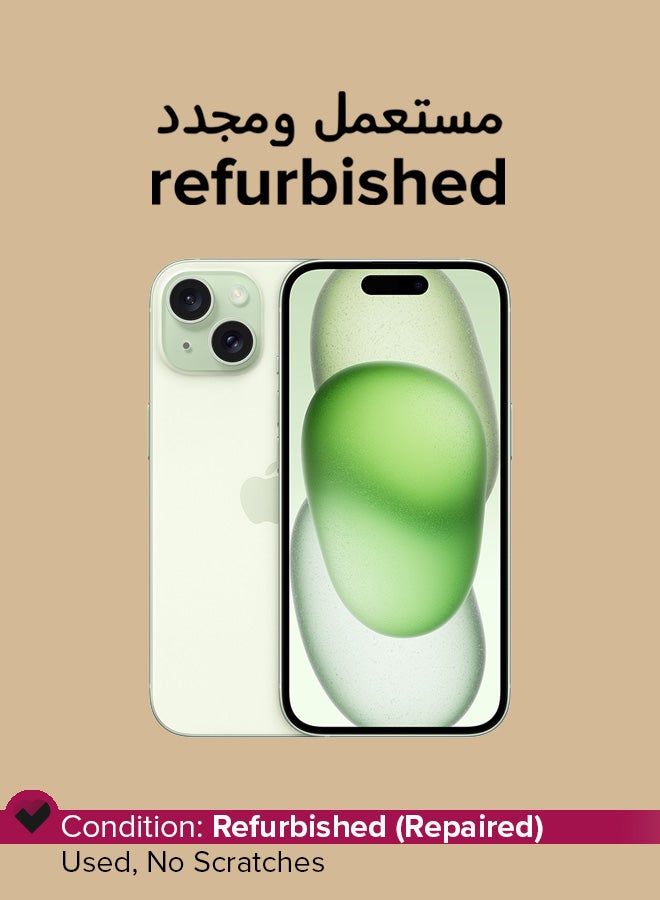 Compare Refurbished  iPhone 15 128GB Green 5G at KSA Price