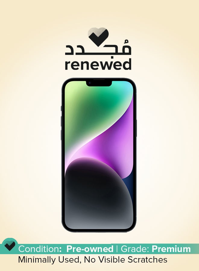 Compare Renewed  iPhone 14 128GB Midnight 5G With FaceTime  International Version at KSA Price