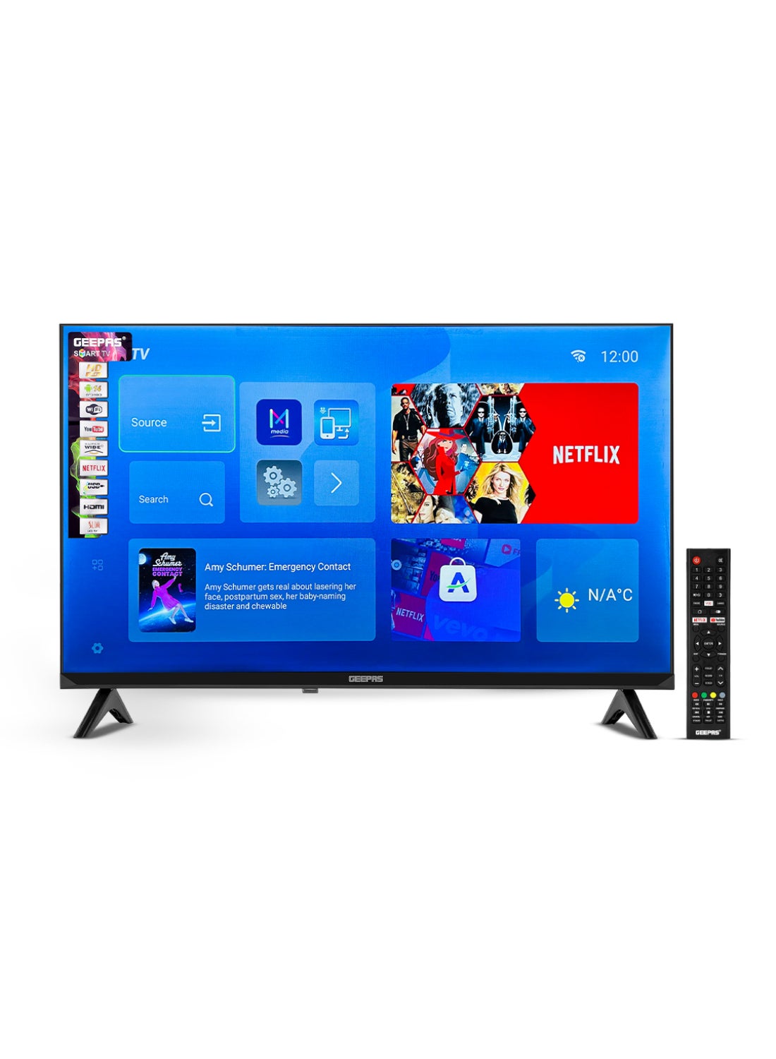 32 Inch HD Smart LED TV With Remote Control,…