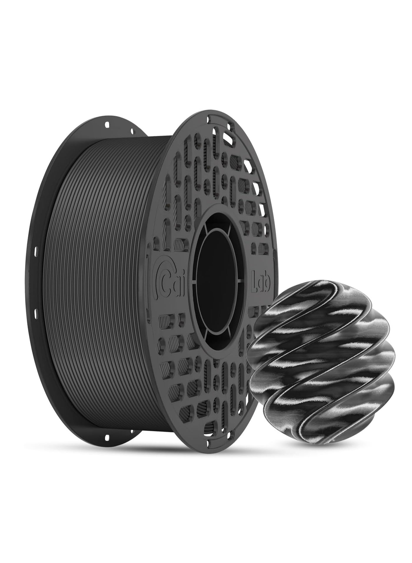 Compare PLA+ Filament 1.75mm, Special Silk in Color, CaiLab Multicolor 3D Printing Filament, ±0.02mm Accuracy, Tough & Tangle Free, Low Warping, for Most FDM 3D Printer, 1KG Midnight Black at KSA Price