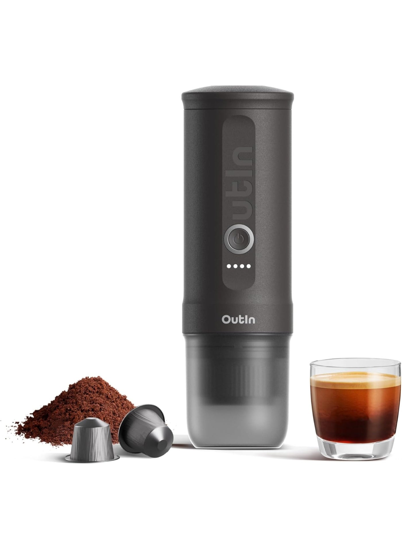 Outin Nano Portable Espresso Machine- Grey