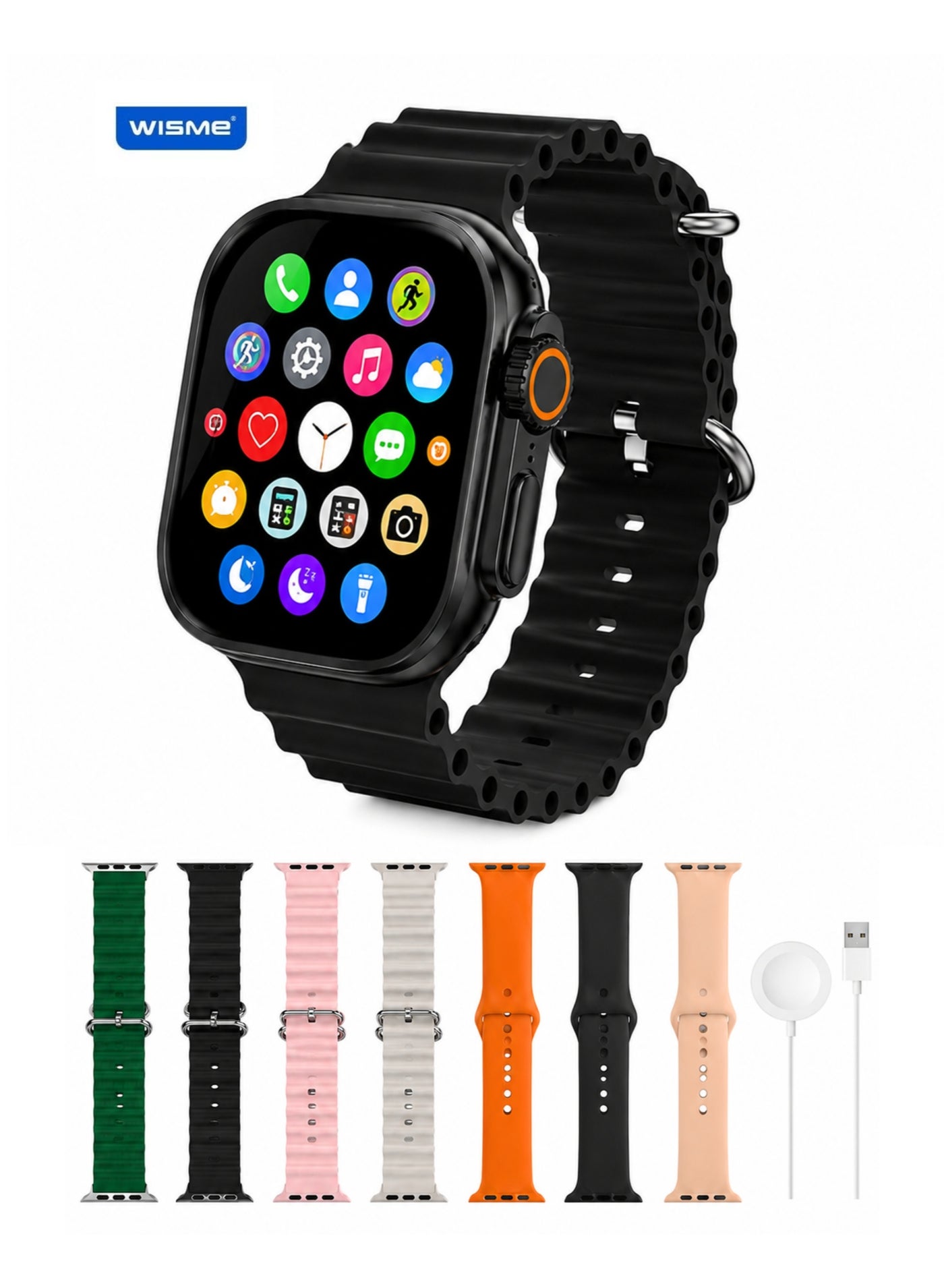 X83 Ultra 3 AMOLED Smart Watch for Men, Women,…