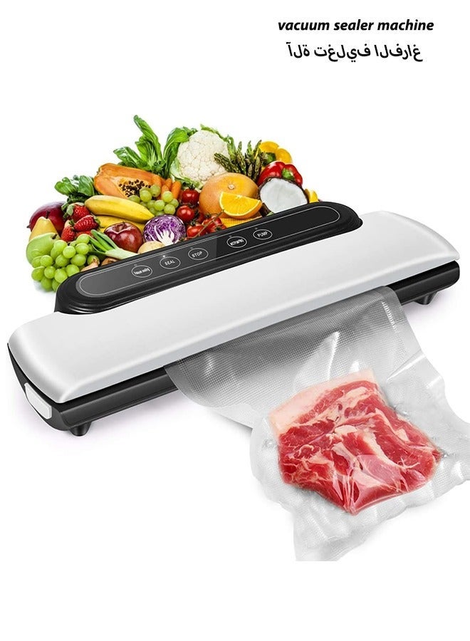 Compare 65kpa Food Vacuum Sealer Machine, DryWet Modes, Compact Design, Vacuum Hose For Food Saver at KSA Price