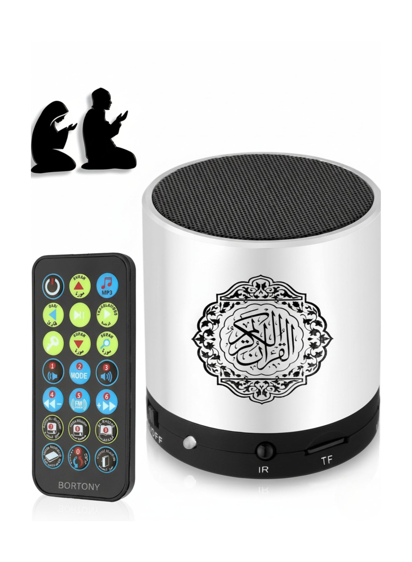 Portable Quran Speaker With FM Radio, MP3 Player,…