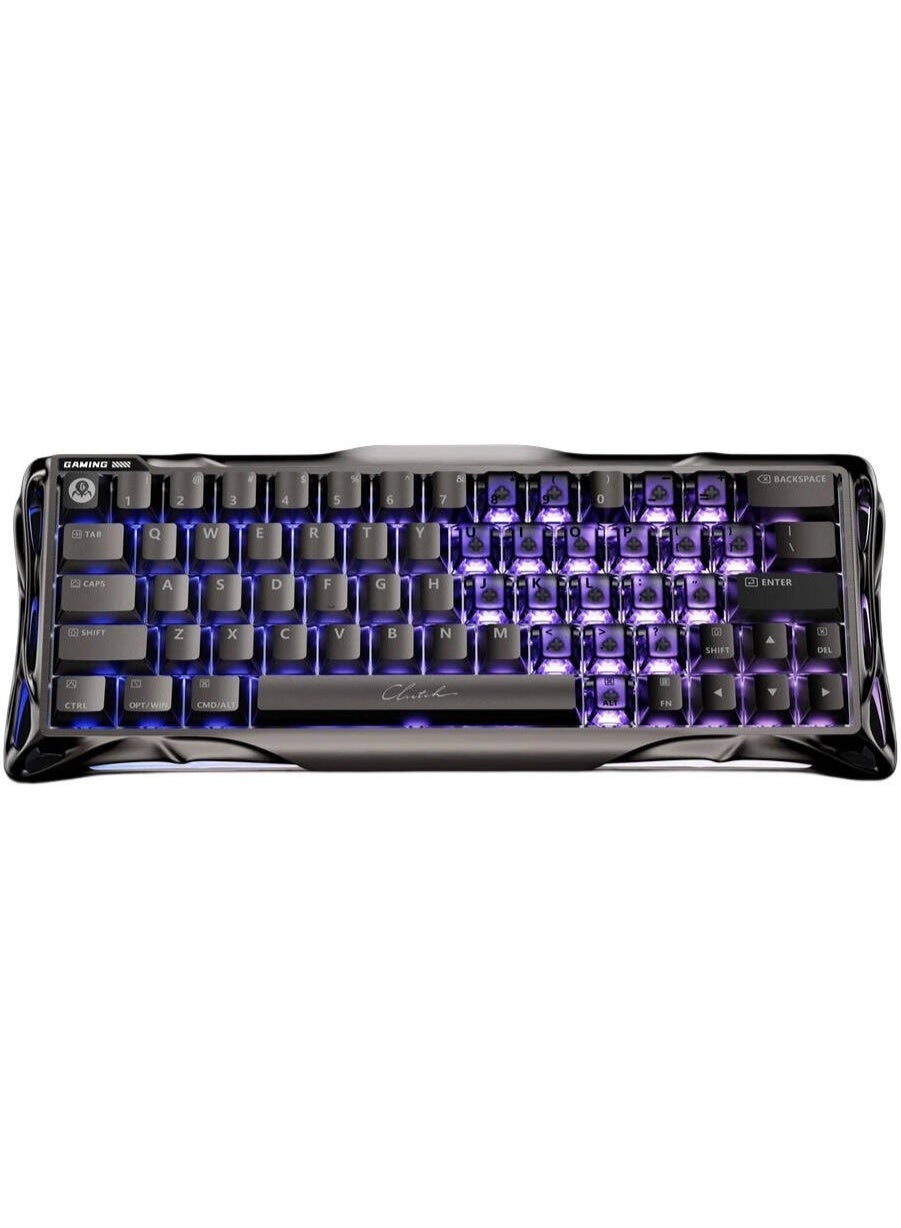 Compare V60 Pro Black Hall Effect Gaming Keyboard, 60% Compact Layout, Magnetic Switches, Adjustable Actuation & Rapid Trigger, 8000Hz Polling Rate, HotSwappable, Aluminum Frame, RGB Backlit, USBC Wired Mechanical Keyboard at KSA Price