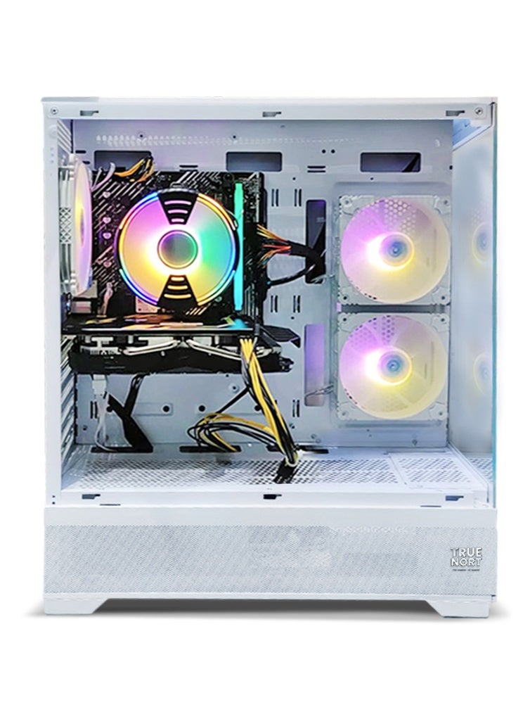 Compare Crystal White Gaming PC| Intel Core i512400F | RX 580 8GB | 16GB RAM | 1TB SSD | Windows 11 Pro | White Case | HighPerformance Desktop Computer at KSA Price
