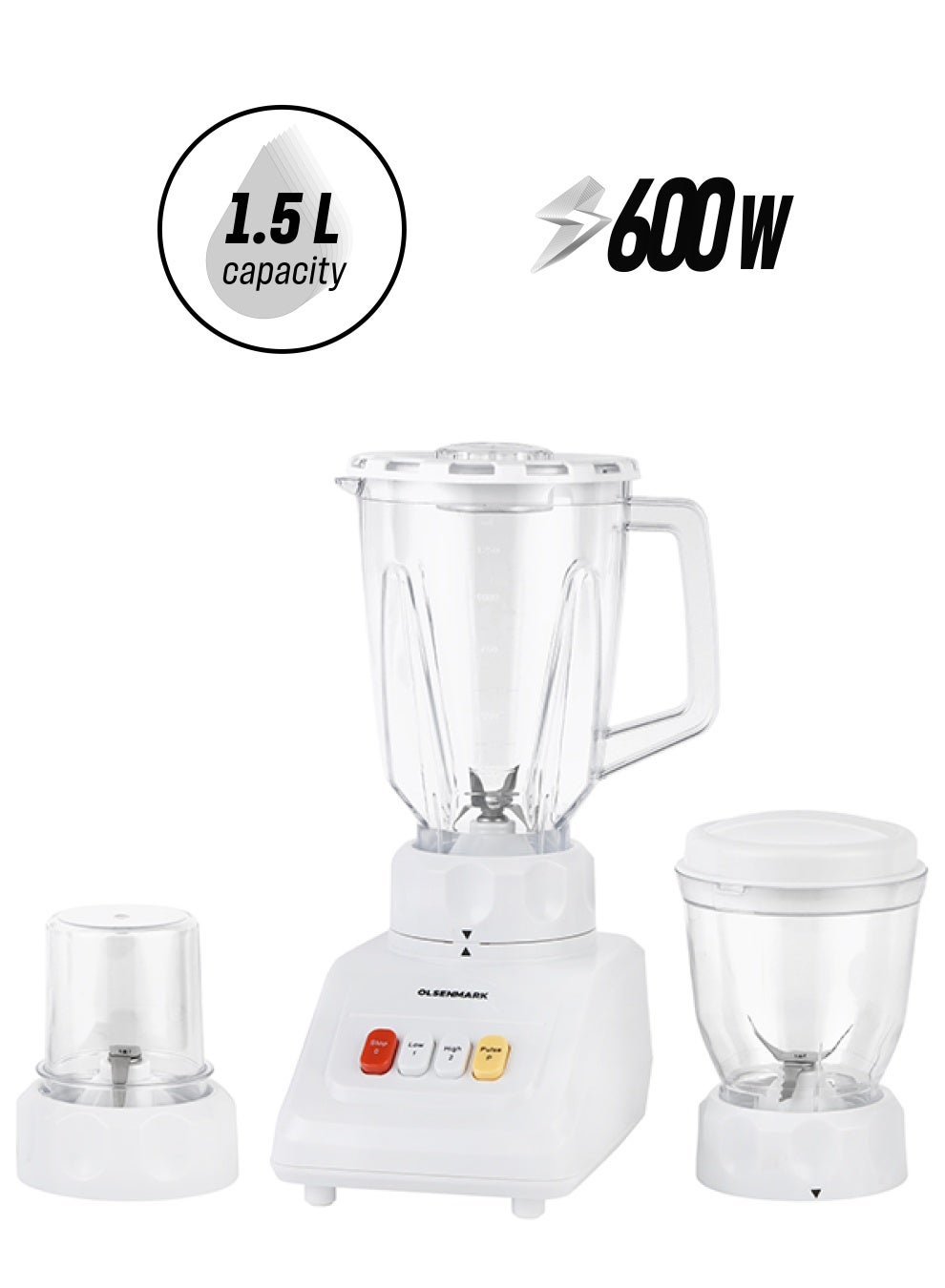 Multi Functional 3 In 1 Blender, With 1.5…