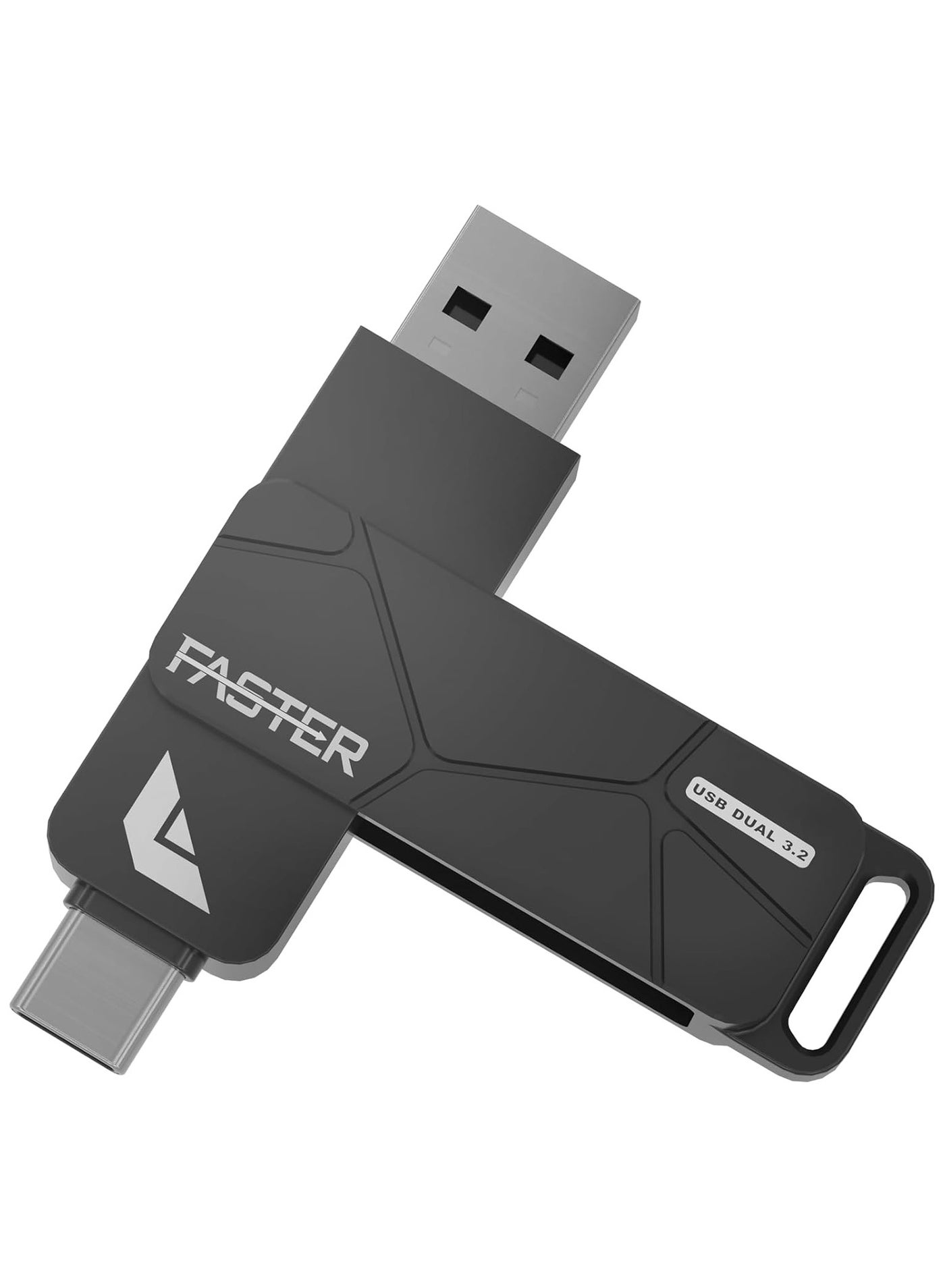 Compare 256GB Dual USBC Flash Drive Up to 120MBs  USB 3.2 OTG Memory Stick with USBC & USBA  Metal Swivel Pen Drive for iPhone, iPad, Android, MacBook, Windows PC, Laptop, Tablet  2 in 1 Fast USB Thumb Drive at KSA Price
